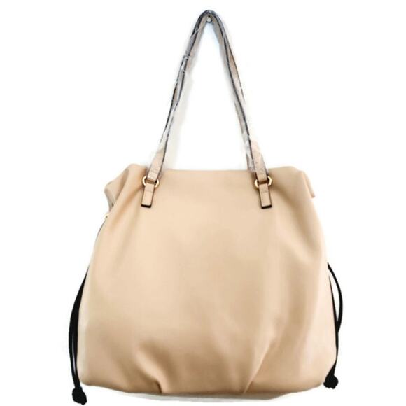 Victoria's Secret Women's Cream Cinch Drawstring Tote - Picture 4 of 7